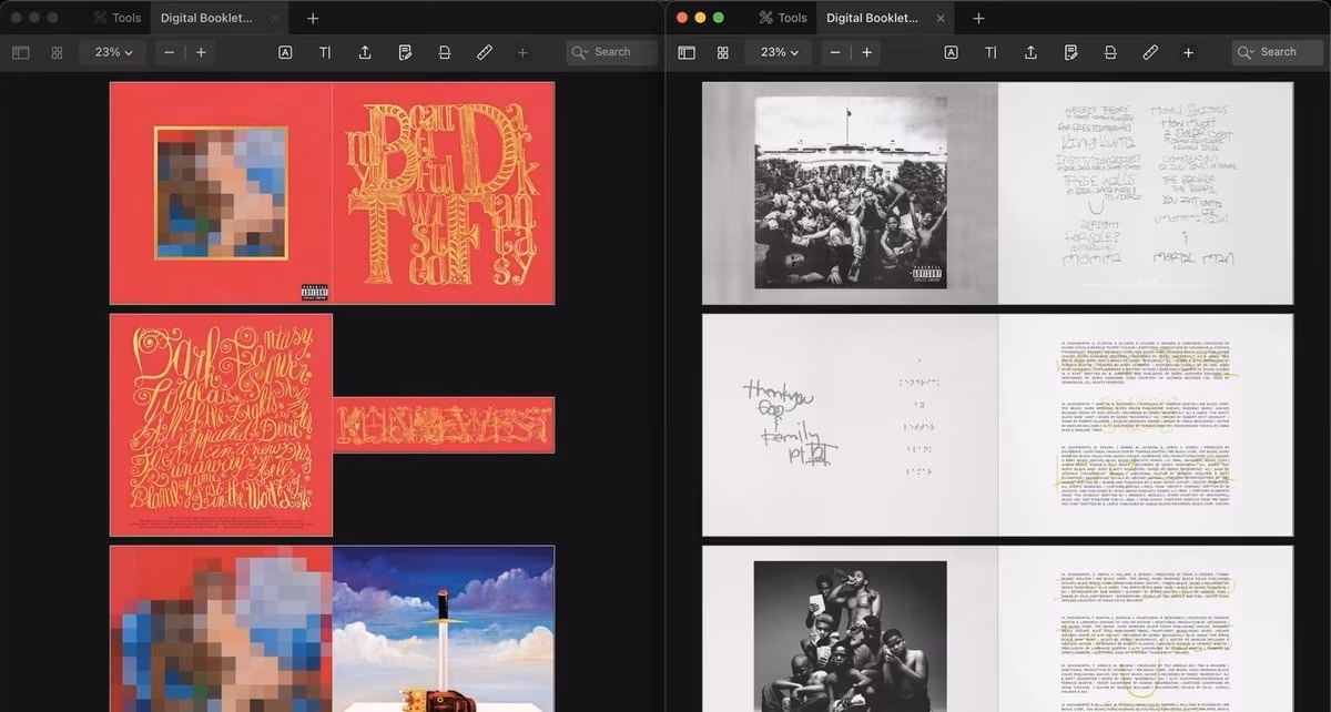 Digital booklet example 1